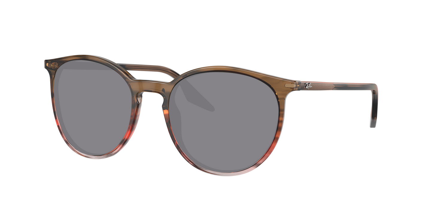 STRIPED BROWN AND RED, Grey-Polarized, Sunberryrx
