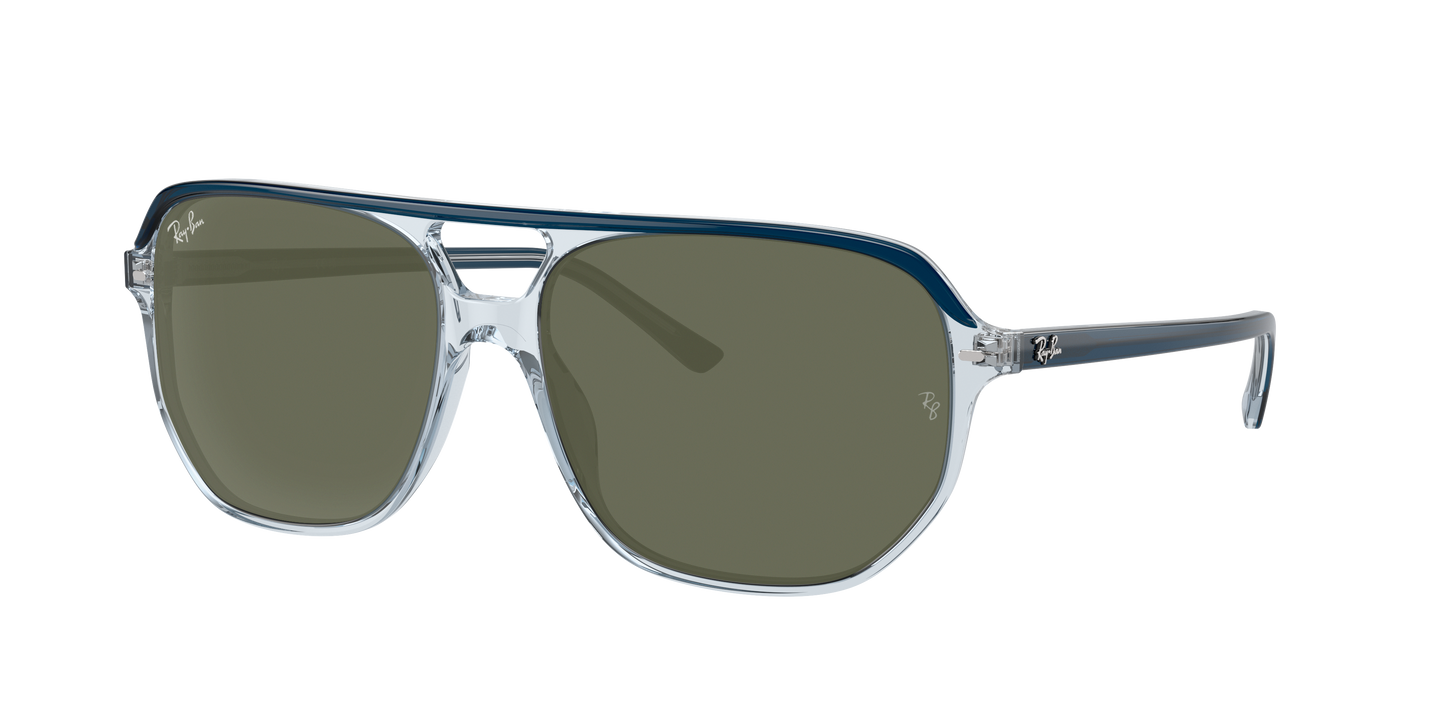 BLU ON TRANSPARENT BLU, Green, Rayban