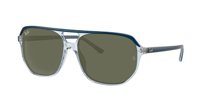 BLU ON TRANSPARENT BLU, Green, Rayban