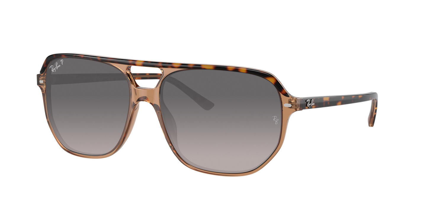 HAVANA ON TRANSPARENT BR, Grey Gradient-Polarized, Rayban