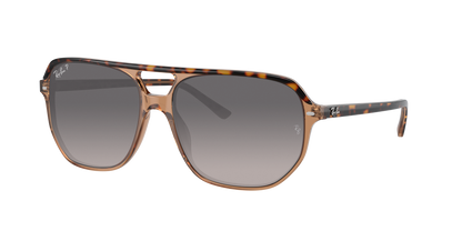 HAVANA ON TRANSPARENT BR, Grey Gradient-Polarized, Rayban