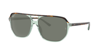 HAVANA ON TRANSPARENT GR, Green-Polarized, Rayban