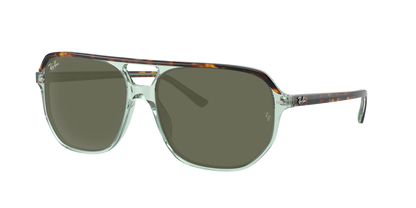 HAVANA ON TRANSPARENT GR, Green, Rayban
