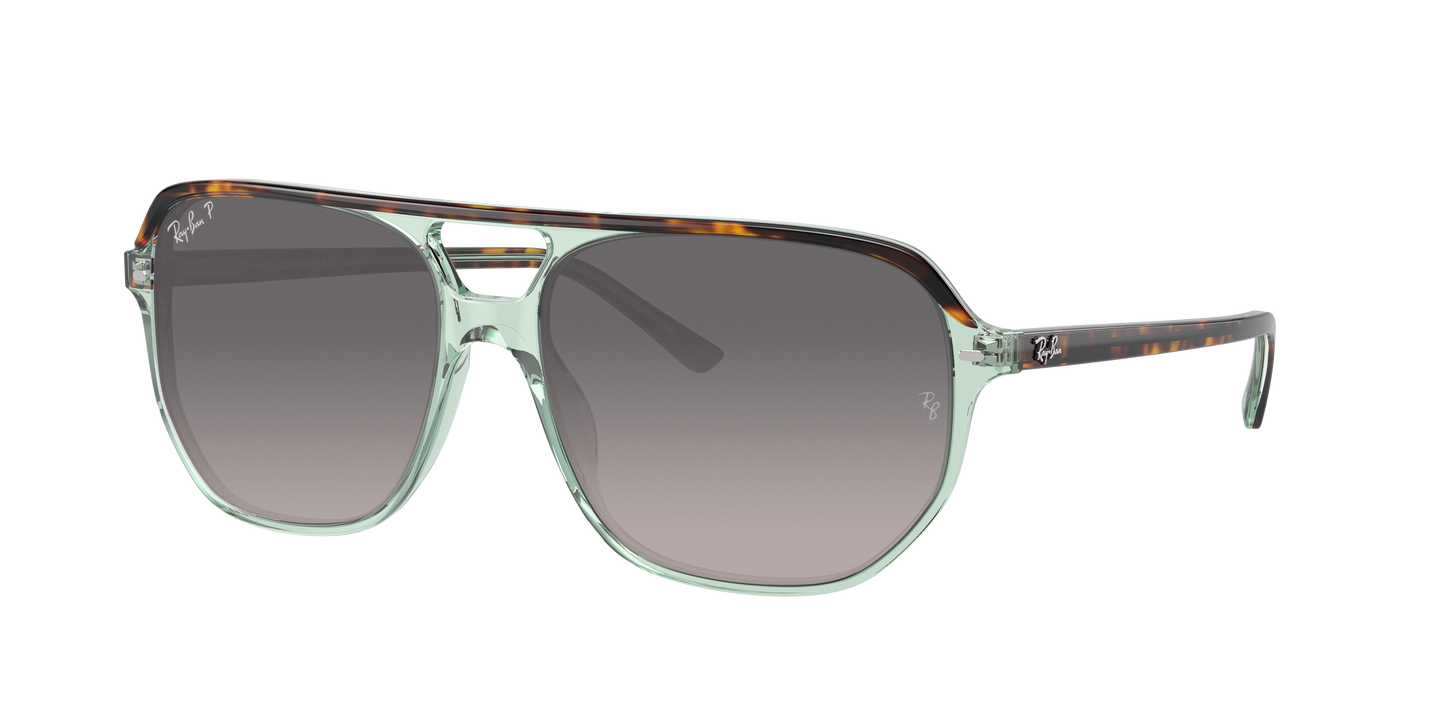 HAVANA ON TRANSPARENT GR, Grey Gradient-Polarized, Rayban