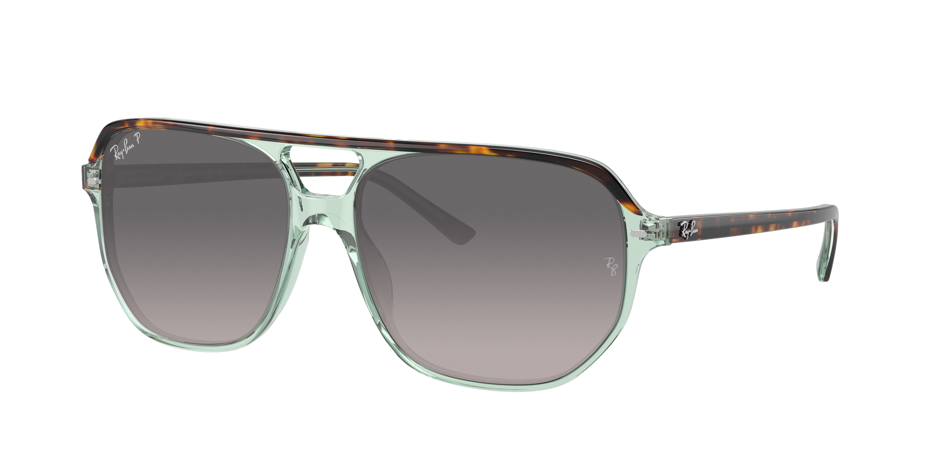 HAVANA ON TRANSPARENT GR, Grey Gradient-Polarized, Rayban