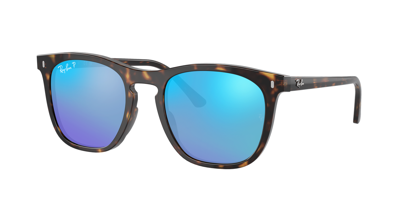 Havana, Mirrored Blue-Polarized, Rayban