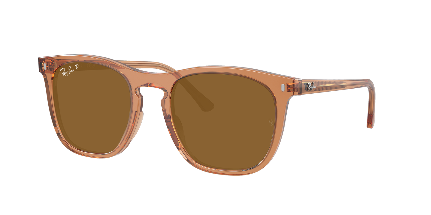 TRANSPARENT BROWN, Brown-Polarized, Rayban