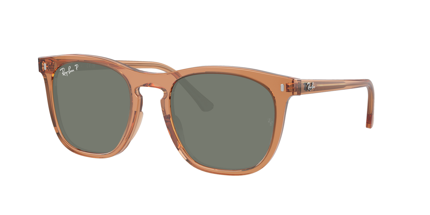 TRANSPARENT BROWN, Green-Polarized, Rayban