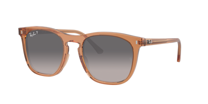 TRANSPARENT BROWN, Grey Gradient-Polarized, Rayban