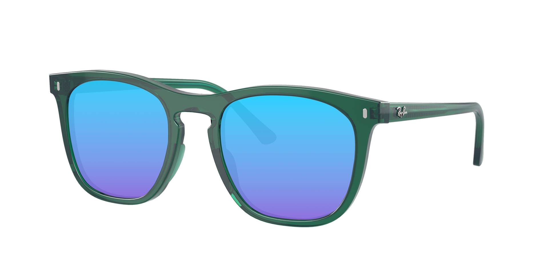 TRANSPARENT GREEN, Blue-Mirrored, Sunberryrx