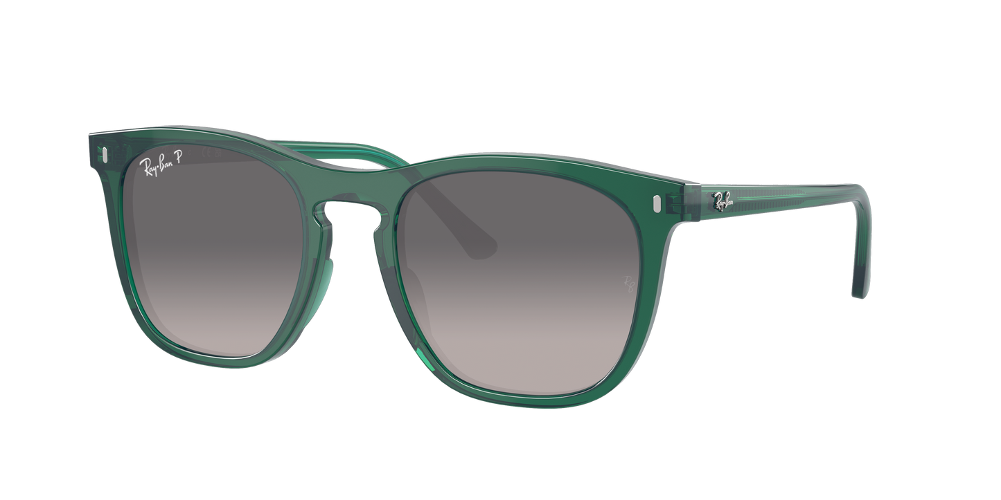 TRANSPARENT GREEN, Grey Gradient-Polarized, Rayban