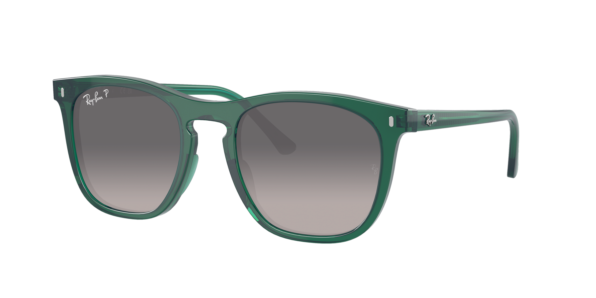 TRANSPARENT GREEN, Grey Gradient-Polarized, Rayban