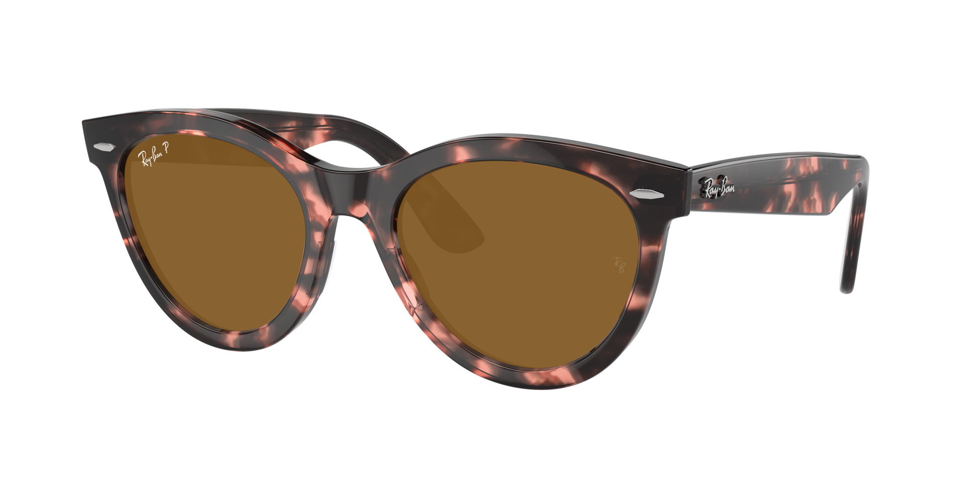 Pink Havana, Brown-Polarized, Rayban
