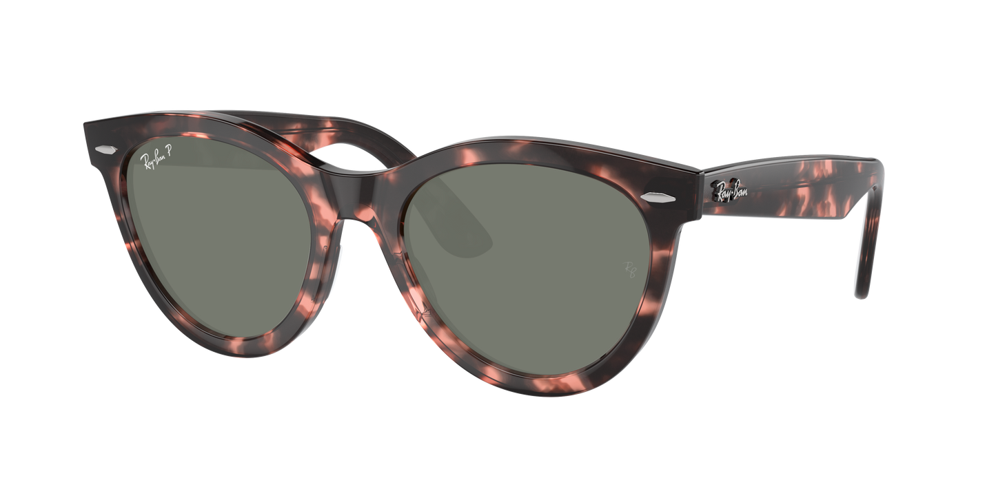 Pink Havana, Green-Polarized, Rayban