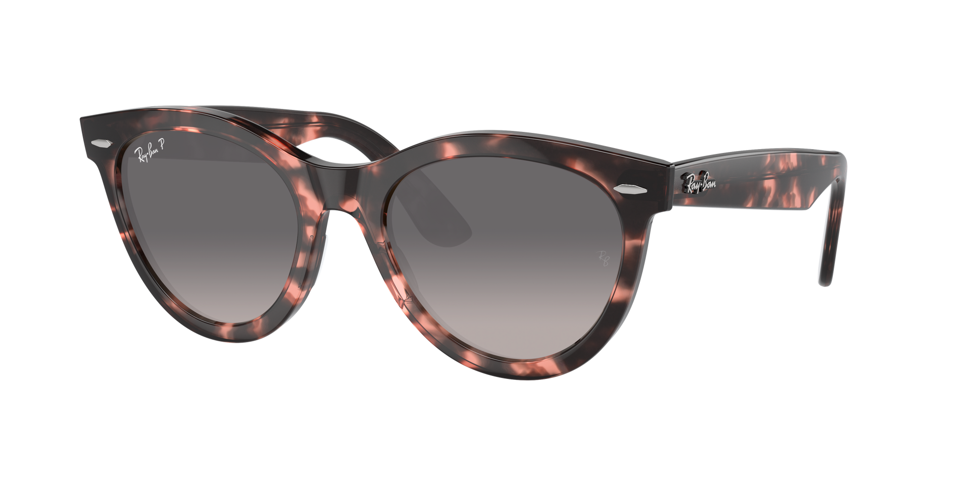 Pink Havana, Grey Gradient-Polarized, Rayban