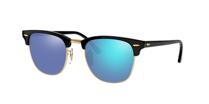 BLACK ON GOLD, Blue-Mirrored, Sunberryrx