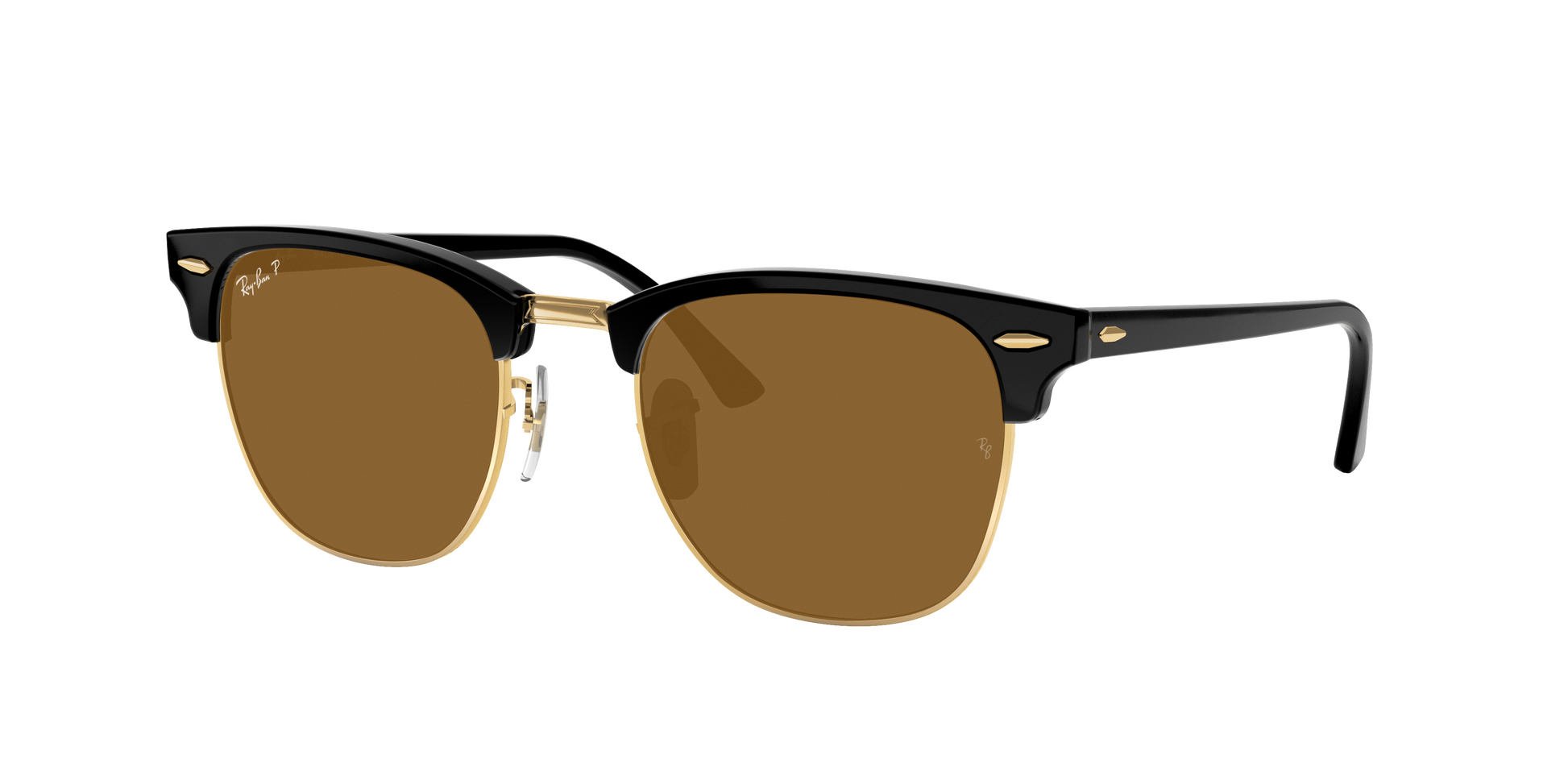 BLACK ON GOLD, Brown-Polarized, Rayban