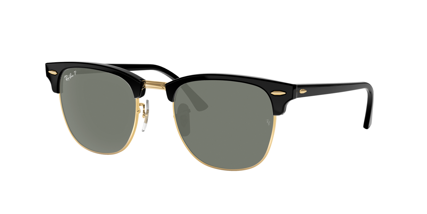 BLACK ON GOLD, Green-Polarized, Rayban