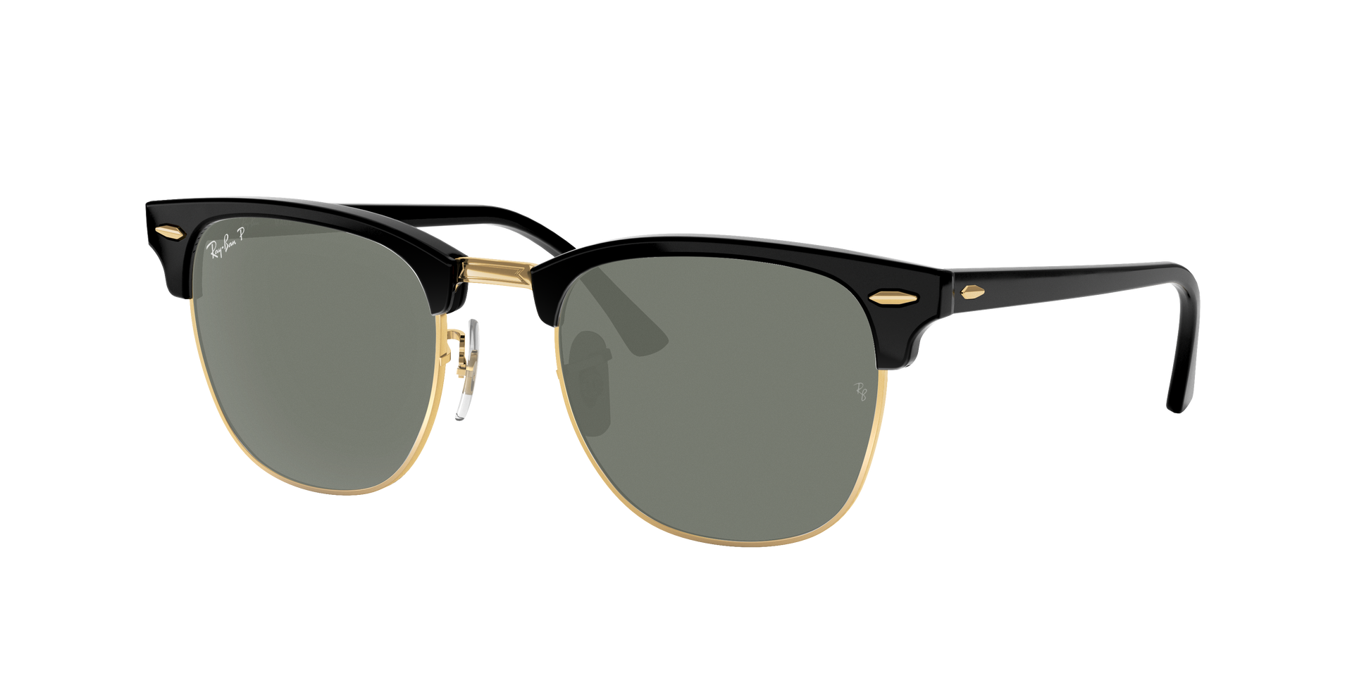 BLACK ON GOLD, Green-Polarized, Rayban