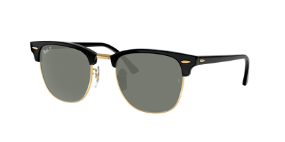 BLACK ON GOLD, Green-Polarized, Rayban