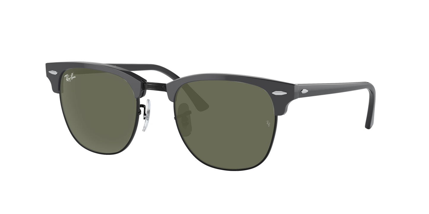 GREY ON BLACK, Green, Rayban