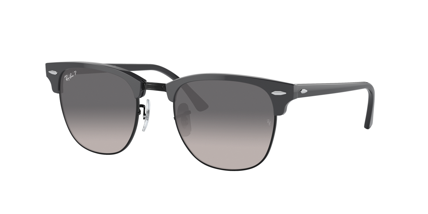 GREY ON BLACK, Grey Gradient-Polarized, Rayban