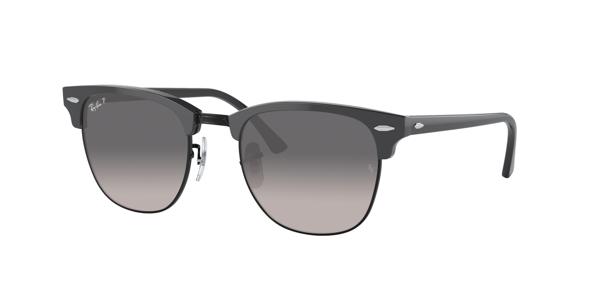 GREY ON BLACK, Grey Gradient-Polarized, Rayban