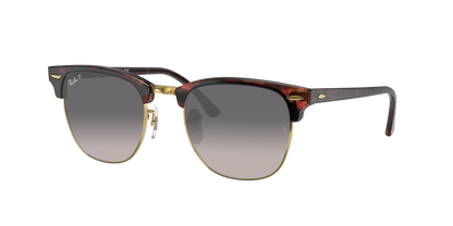 Tortoise On Gold, Grey Gradient-Polarized, Rayban