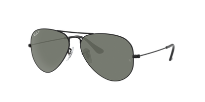 Black, Green-Polarized, Rayban