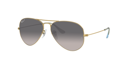Gold, Grey Gradient-Polarized, Rayban