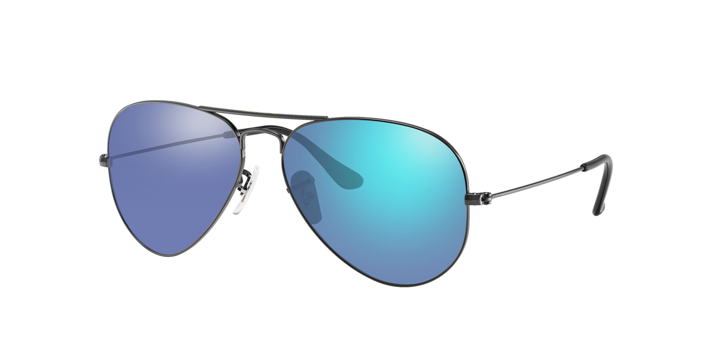Gunmetal, Blue-Mirrored, Sunberryrx