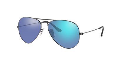 Gunmetal, Blue-Mirrored, Sunberryrx
