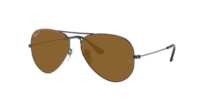 Gunmetal, Brown-Polarized, Rayban