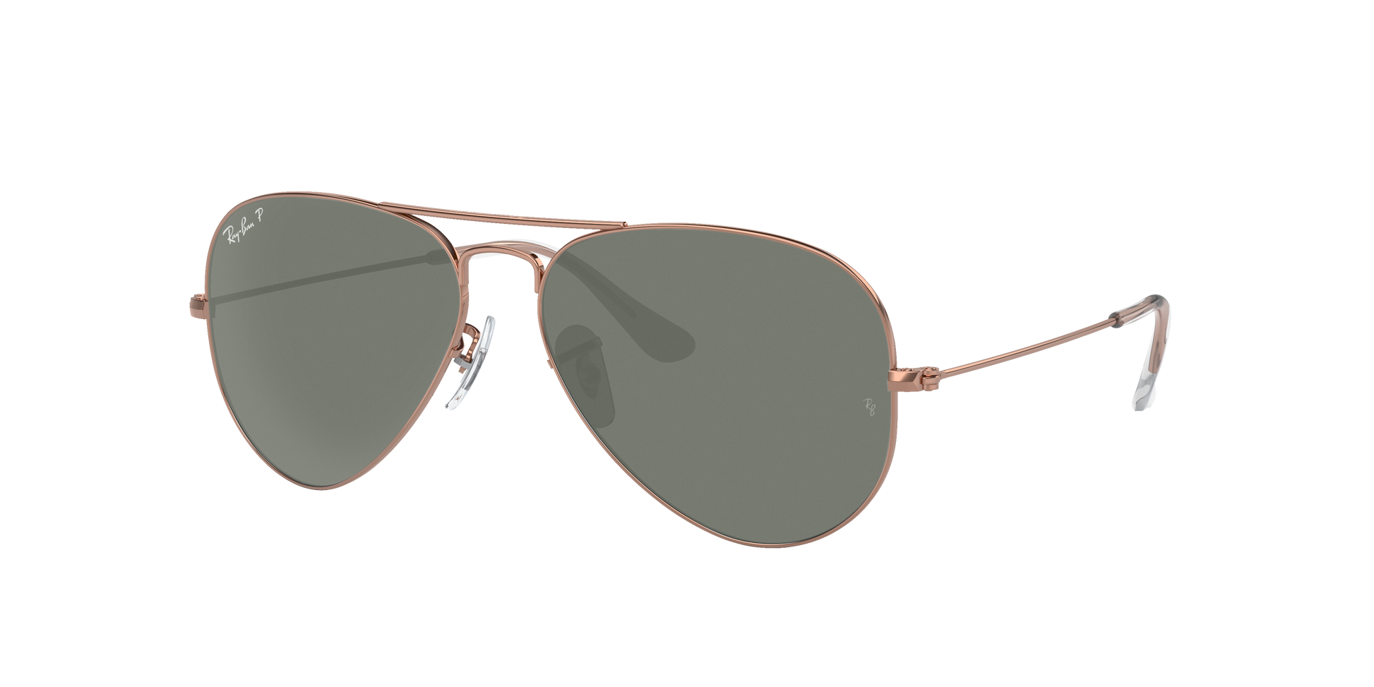 Rose Gold, Green-Polarized, Rayban