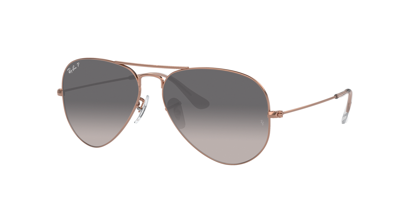 Rose Gold, Grey Gradient-Polarized, Rayban