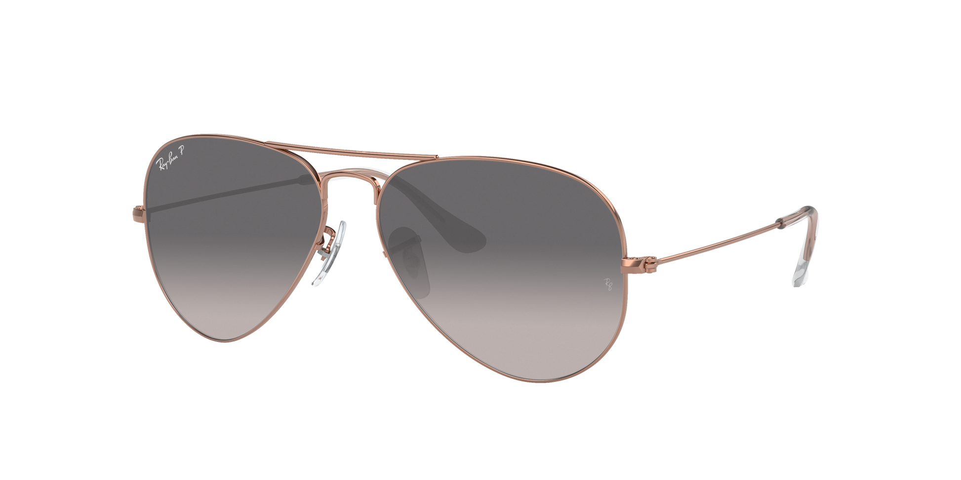 Rose Gold, Grey Gradient-Polarized, Rayban