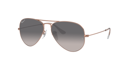 Rose Gold, Grey Gradient-Polarized, Rayban