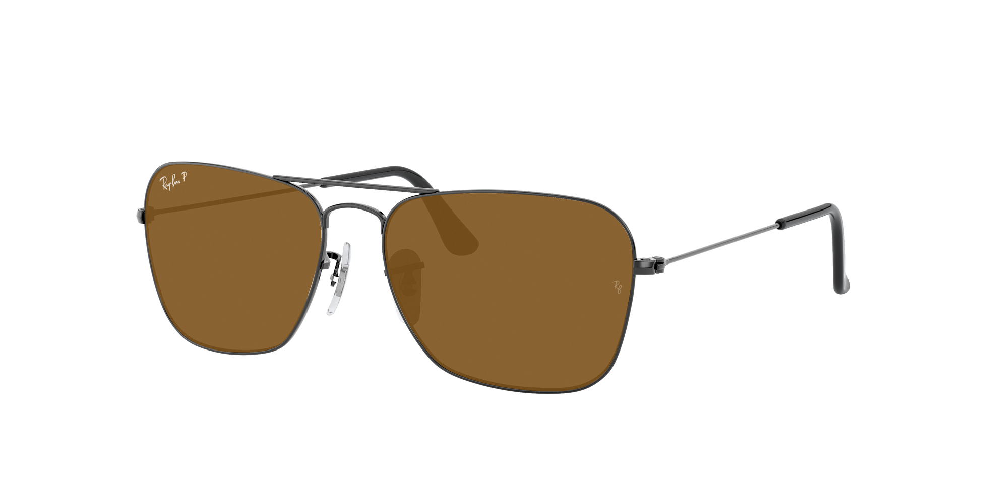 Gunmetal, Brown-Polarized, Rayban