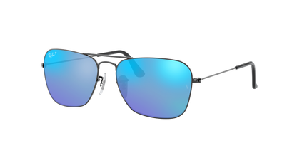 Gunmetal, Mirrored Blue-Polarized, Rayban