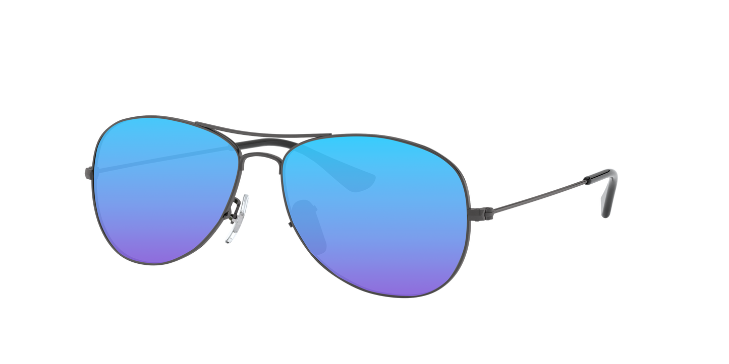 GUNMETAL, Blue-Mirrored, Sunberryrx