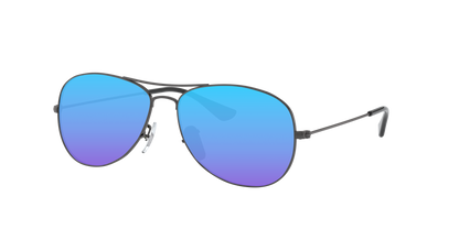 GUNMETAL, Blue-Mirrored, Sunberryrx