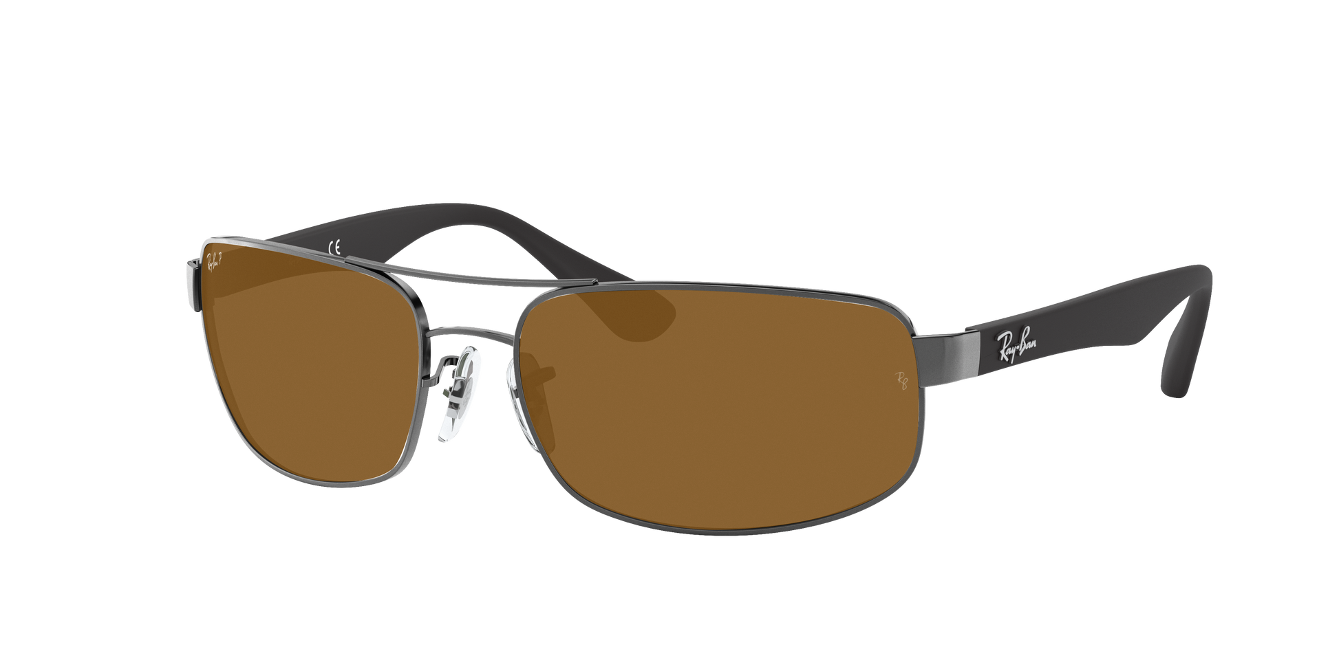 Gunmetal, Brown-Polarized, Rayban