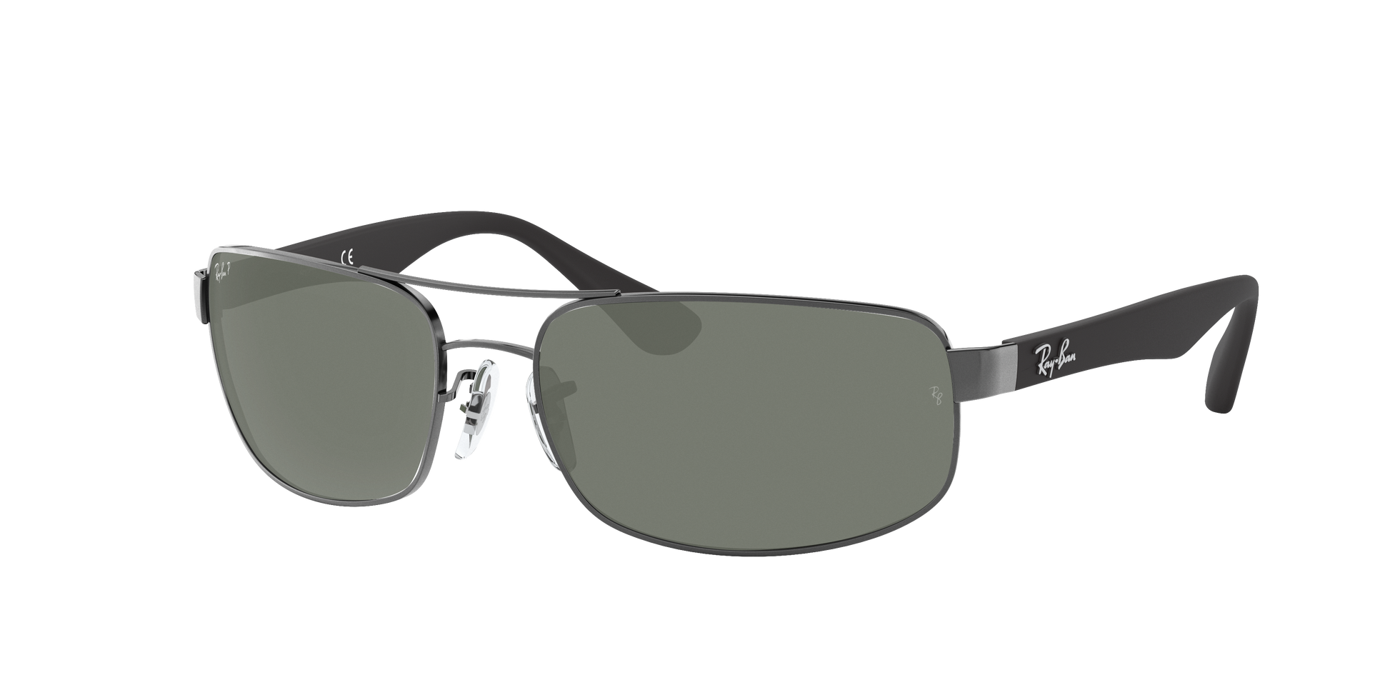 Gunmetal, Green-Polarized, Rayban