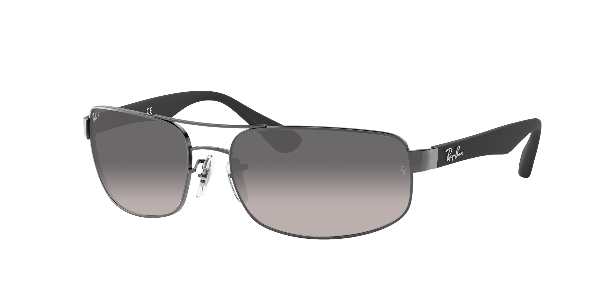 Gunmetal, Grey Gradient-Polarized, Rayban