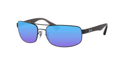 MATTE BLACK, Blue-Mirrored, Sunberryrx
