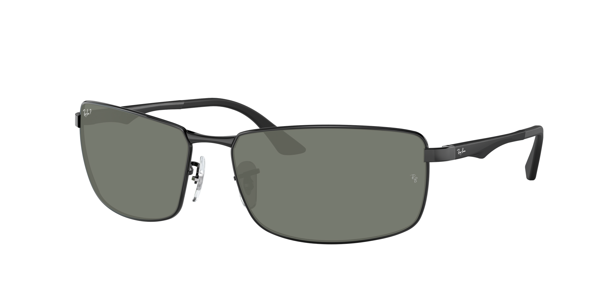 Black, Green-Polarized, Rayban