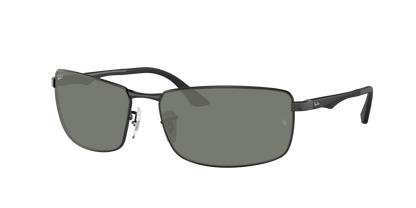 Black, Green-Polarized, Rayban