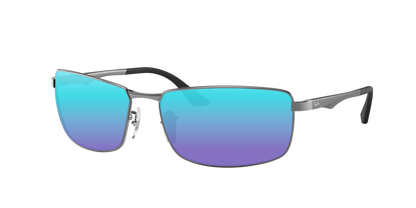 GUNMETAL, Blue-Mirrored, Sunberryrx