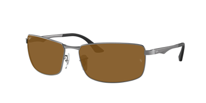 Gunmetal, Brown-Polarized, Rayban