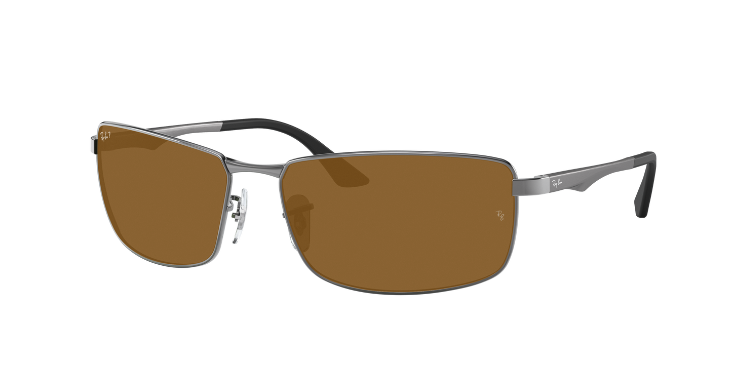 Gunmetal, Brown-Polarized, Rayban